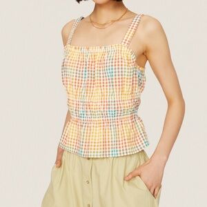 Madewell Multicolor Plaid Tank Top